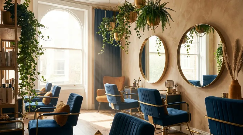 Bright salon interior with styling chairs, How to Start a Tattoo Studio in Mississippi